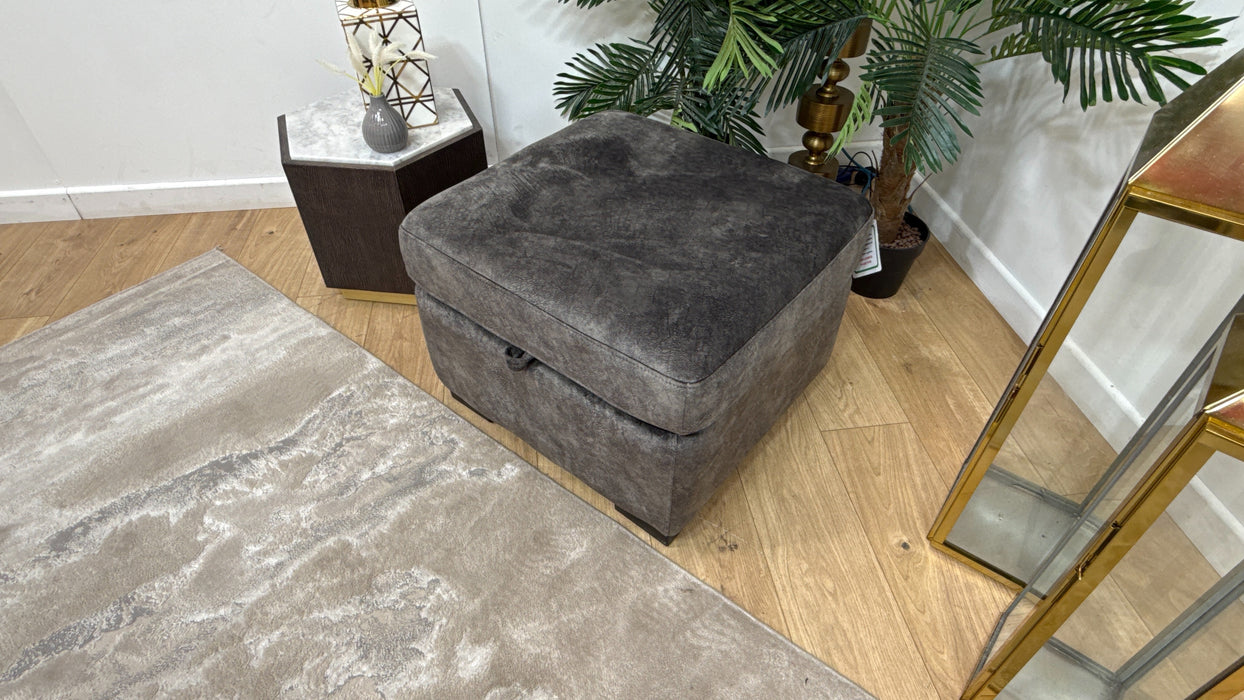 DFS Trek Storage Footstool in Grey
