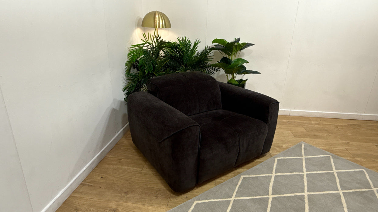 Sofology The Riviera Fabric Loveseat in Relaxed Chenille Raisin