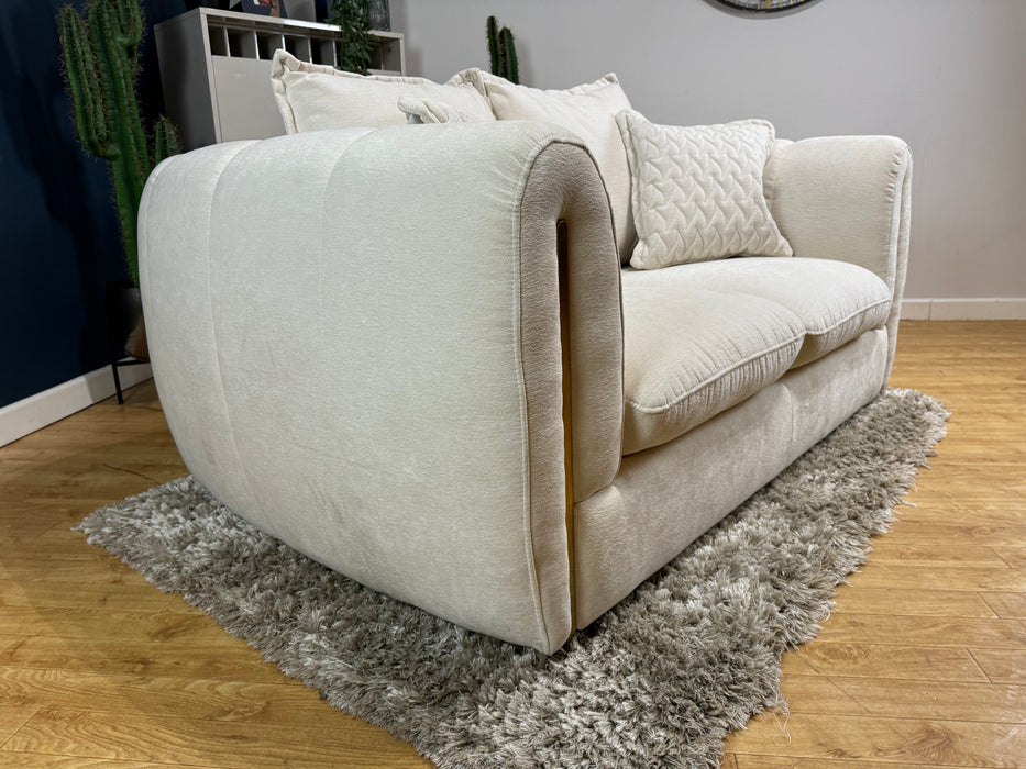 Empress Fabric 2 Seater - Texture Chenille Oyster (WA2)