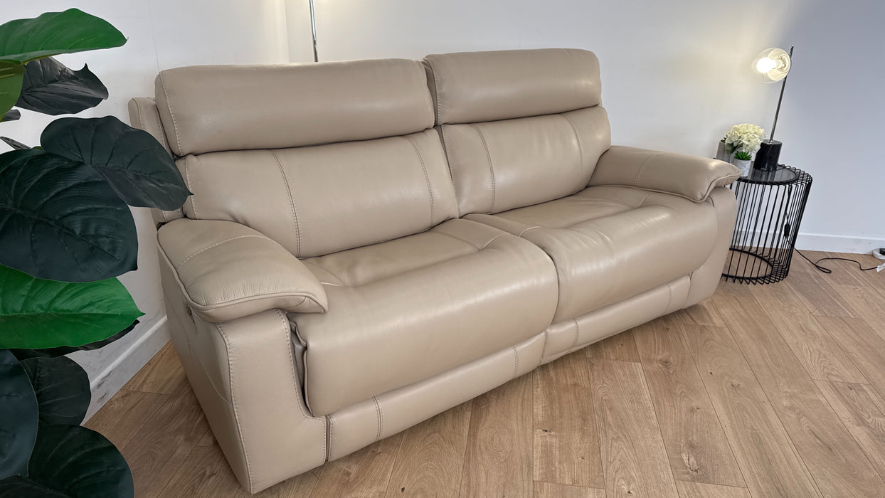 Cubos Leather Power Recliner + Power Headrest