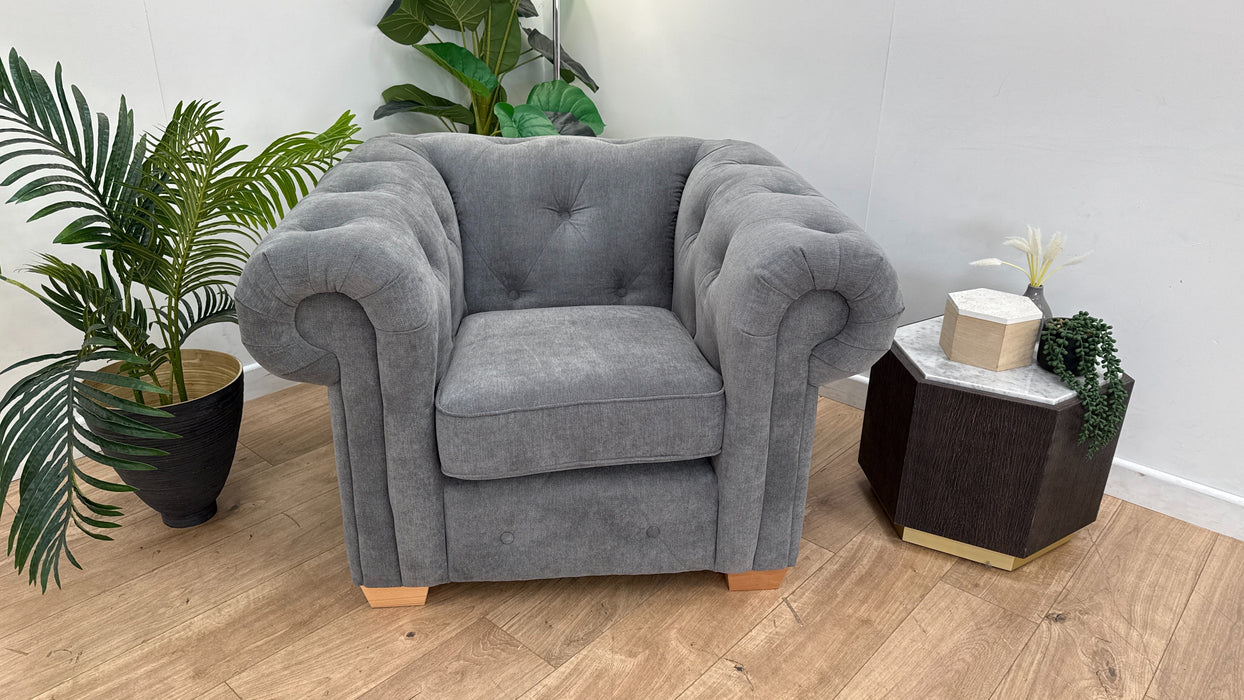 DFS Belair Fabric Chair in Graphite