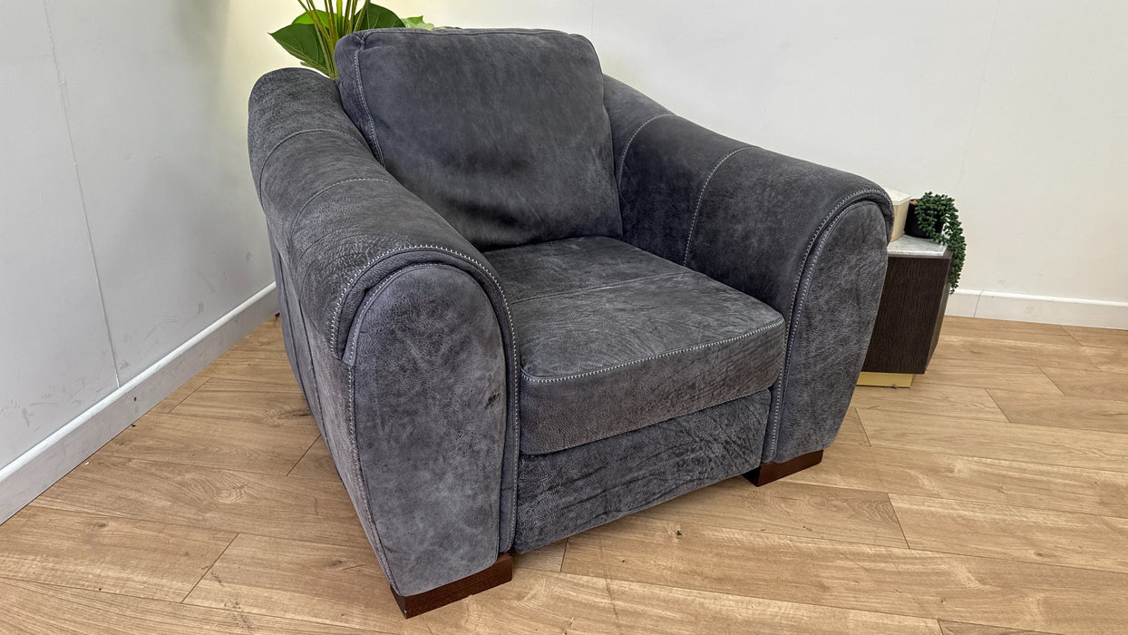 Sofology Galleria Chair in Utah Grey