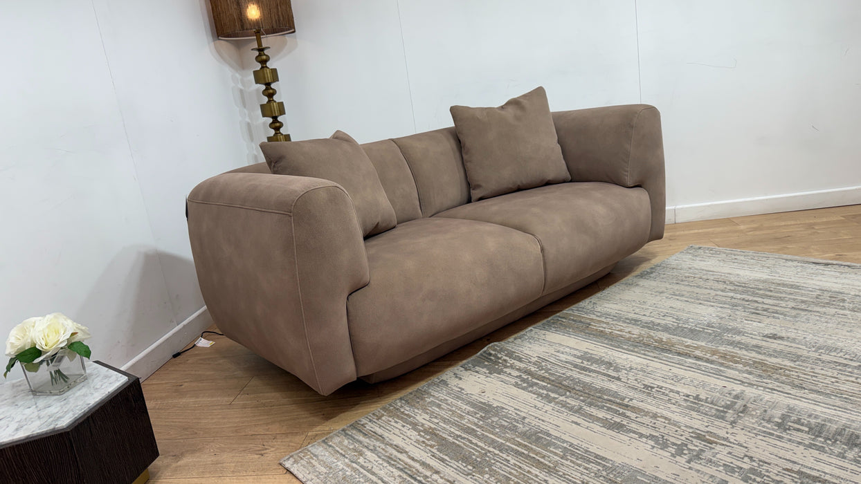 Sofology Nuvole Fabric 2 Seater in Lifestyle Mottled Latte
