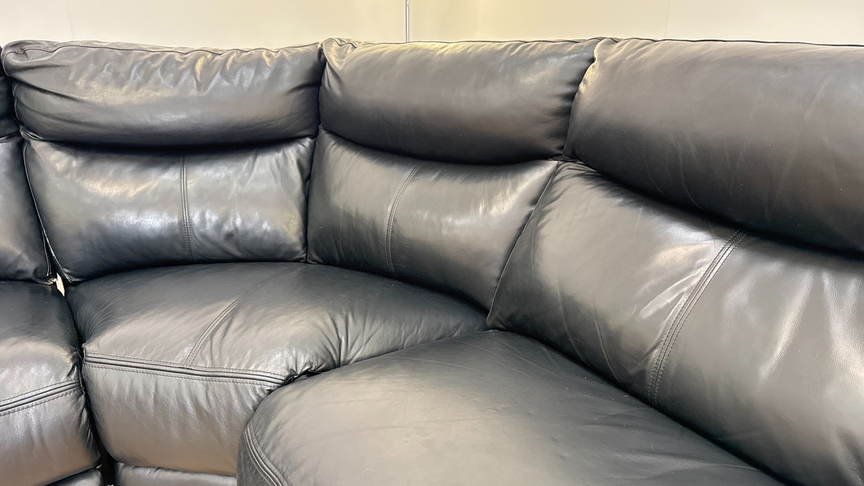 Trek 3 corner 1 Leather Power Recliner.  This sofa is a refurbished and used