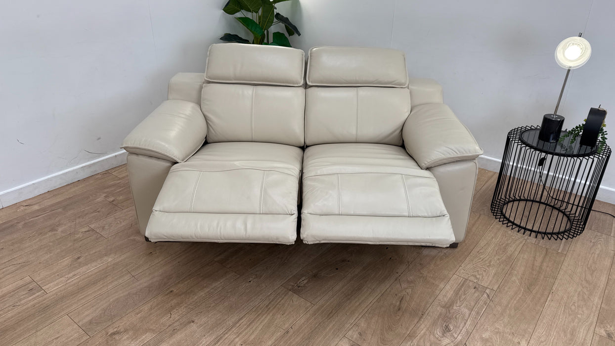 Sofology The Benz 2 Seater Recliner Sofa in Trusty Sheen Bone China