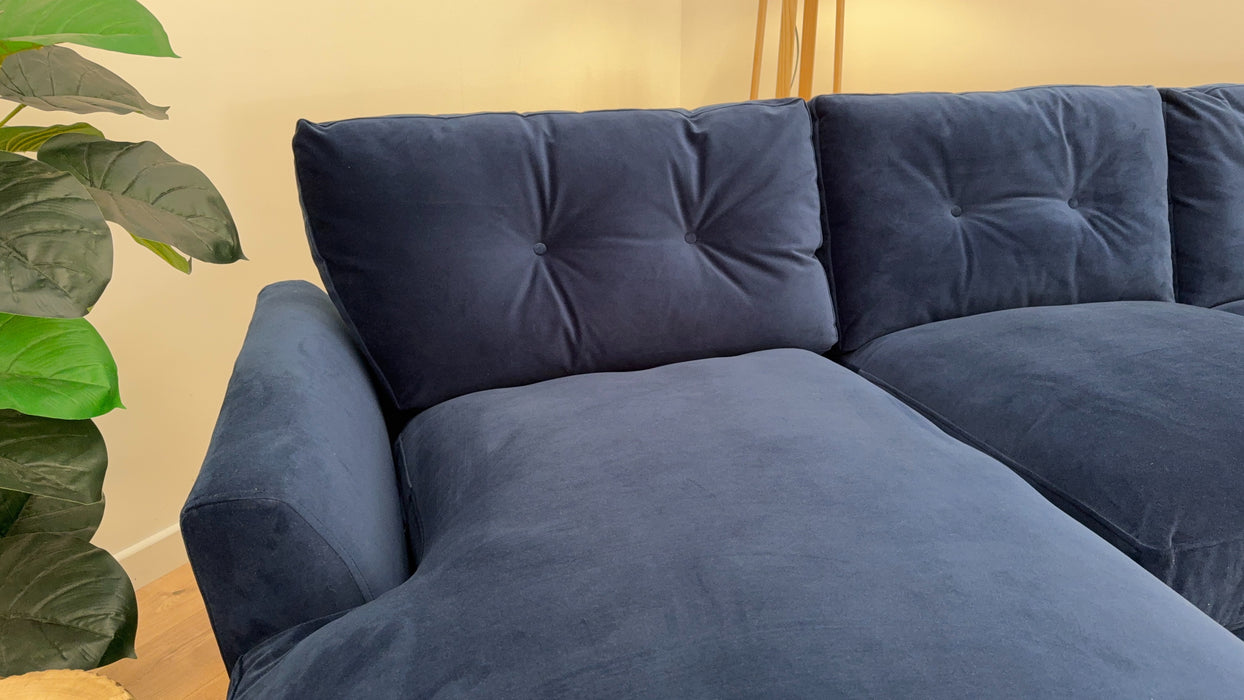 Patterdale LHF lounge chaise Navy