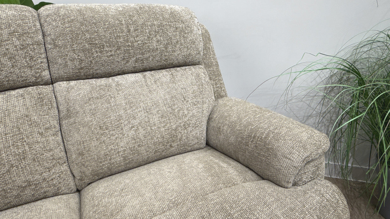 Sofology Gracie Fabric 3 Seater in Hopsack Chenille Linen