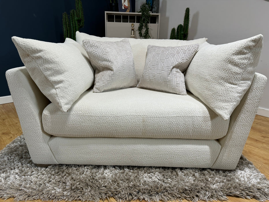 Tallulah Loveseat Chair - Cosy Boucle Ecru Fabric (WA2)