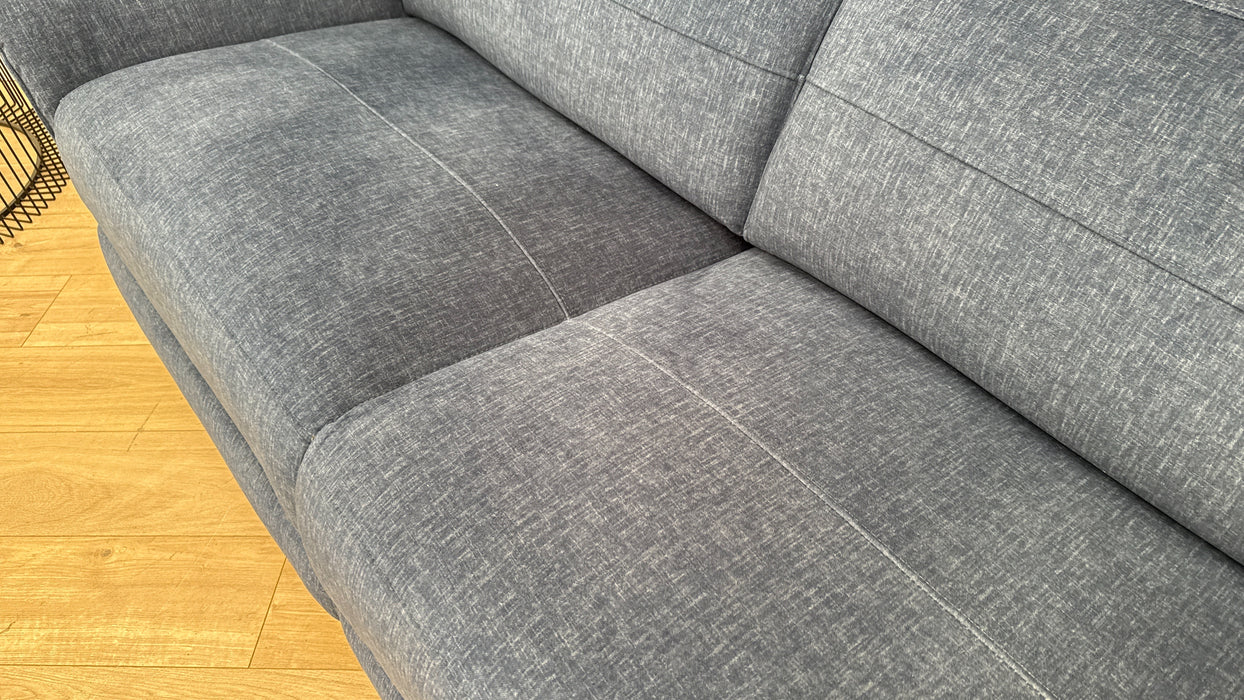 DFS Sonder Recliner 3 Seater in Dark Denim