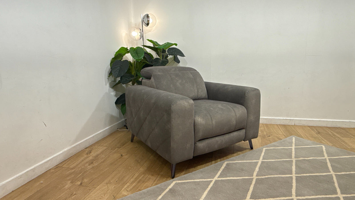 Sofology Allure Fabric Chair in Lifestyle Flecked Mocha