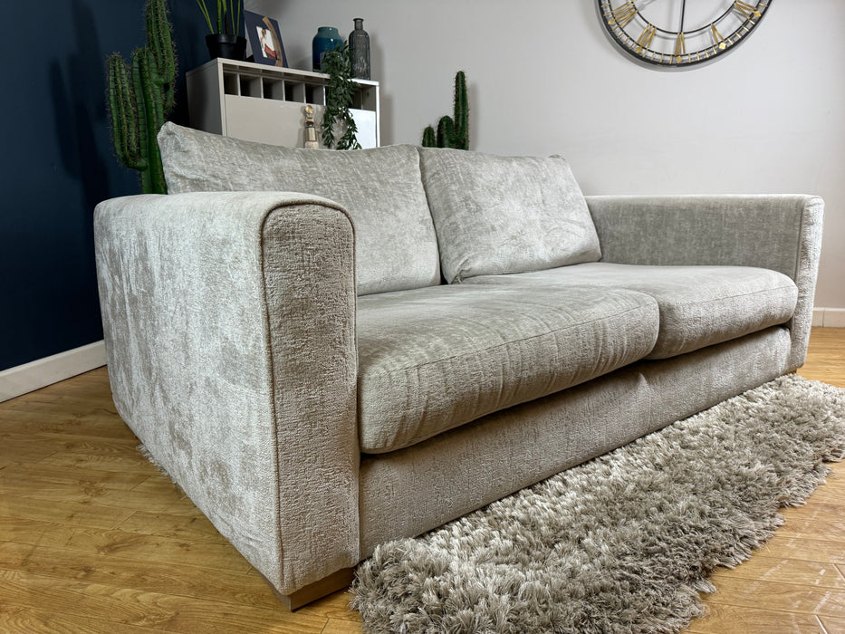 Majestica Fabric 3 Seater - Plain Silver (WA2)