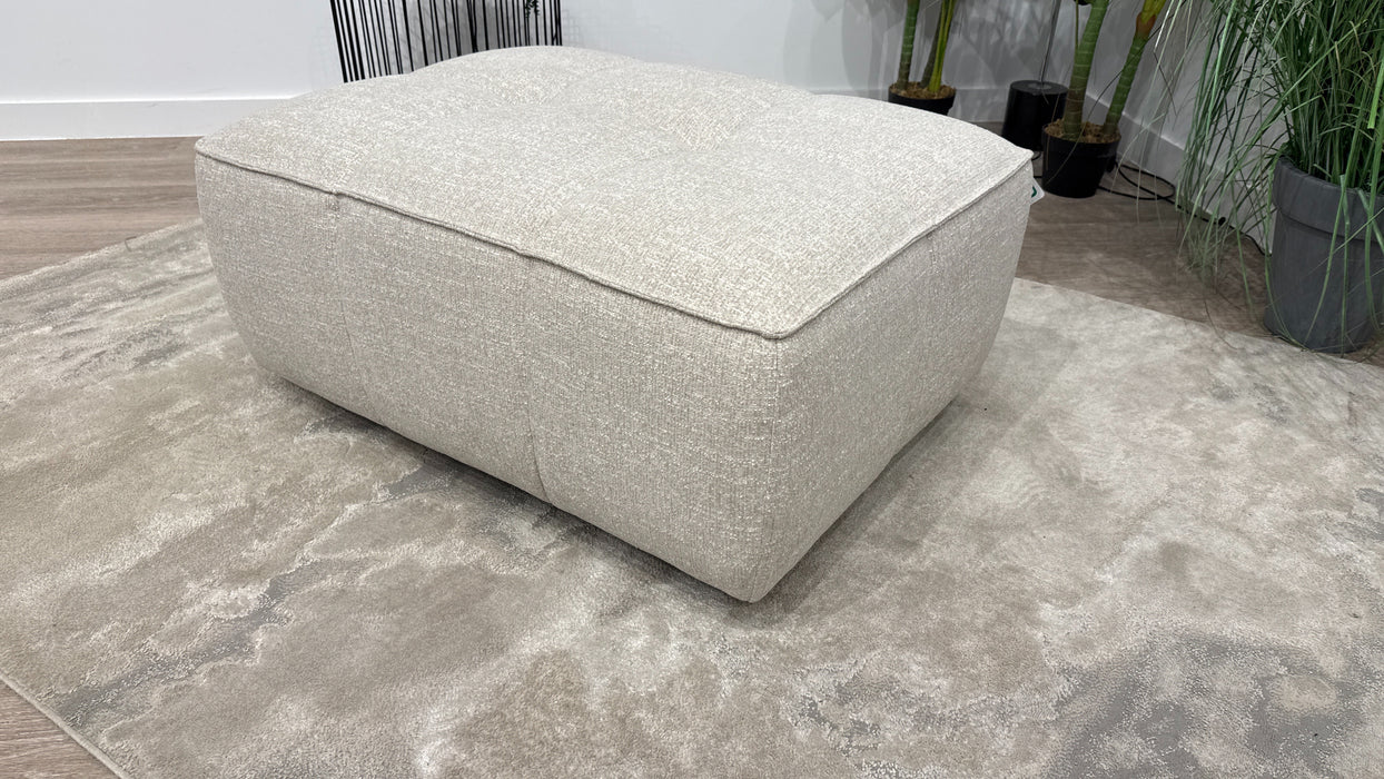 Sofology Moritz Footstool In Cream