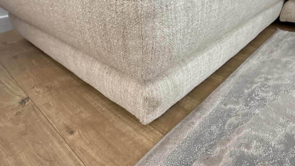 Sofology Amalfi Fabric Chaise 1 Corner 2 in Amalfi Micro Flecked Boucle Natural Mix