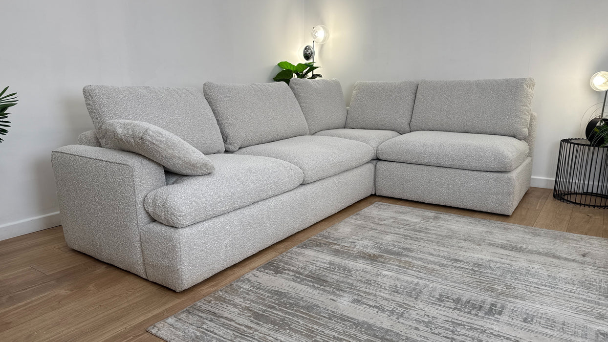 DFS The Airee Fabric Sofa in Neutral Bloom Neau