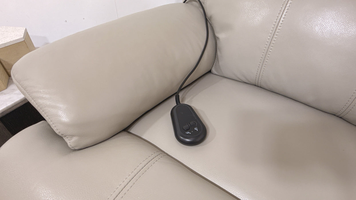 Sofology Gracie Leather Rise & Tilt Chair in Trusty Sheen Lead Grey