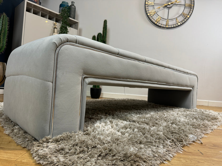 The Oscar Large Bench Footstool - Super Matt Velvet - ( WA2 )