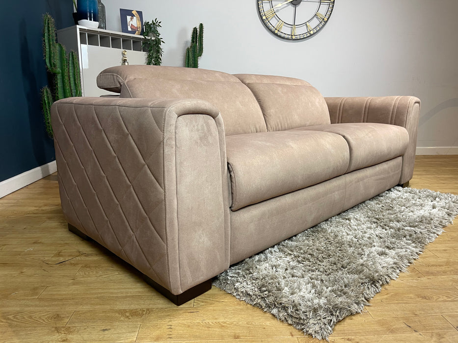 Mason 3 Seater Lifestyle Flecked Sand Fabric (WA2)