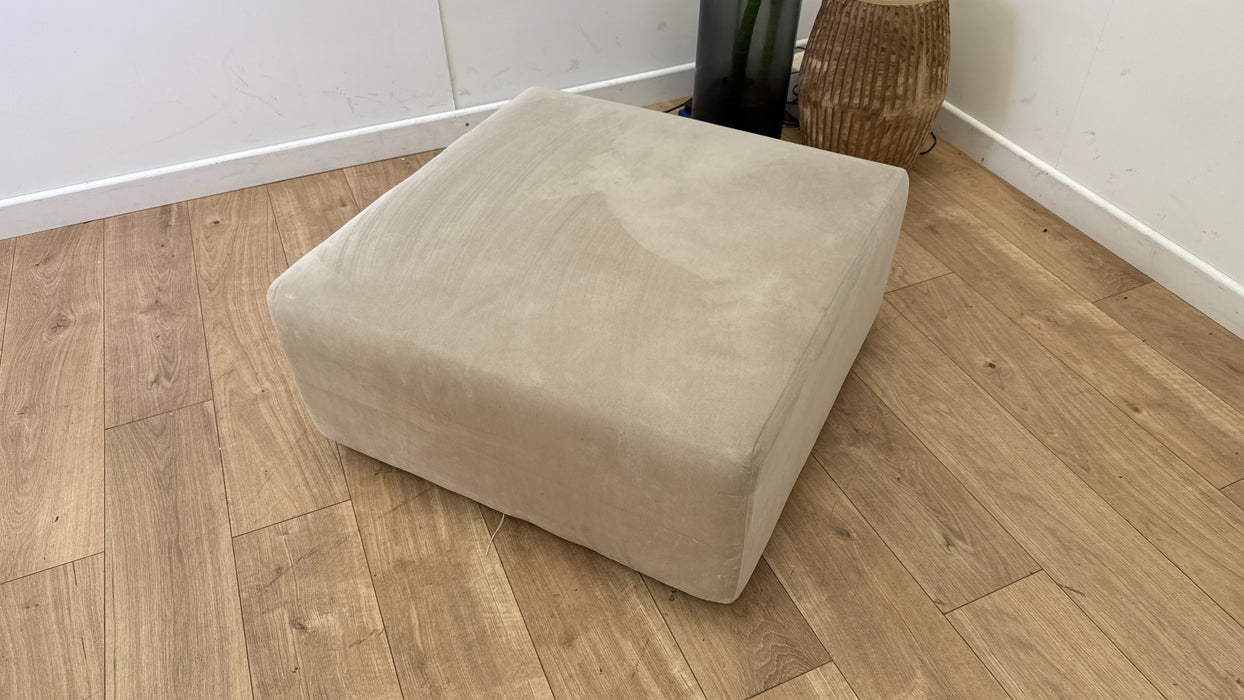 SofologyTitan Designer Footstool  in Cream All Over