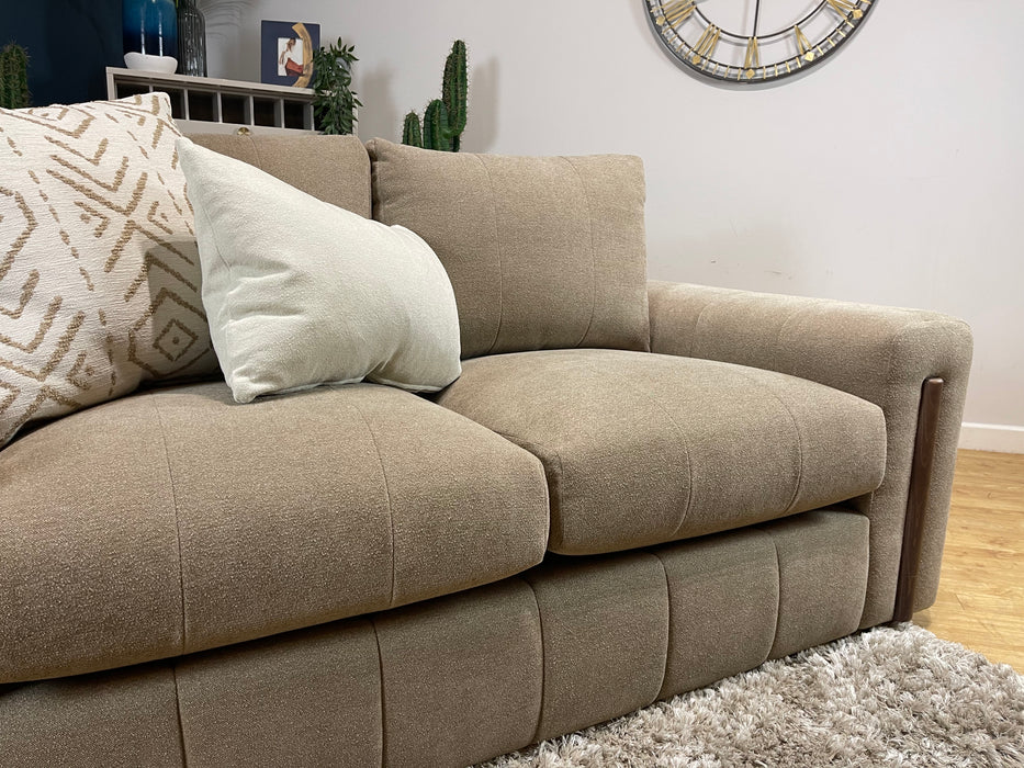 Soho 2 Seater Sofa Micro Boucle Mink / Natural Mix Fabric (WA2)