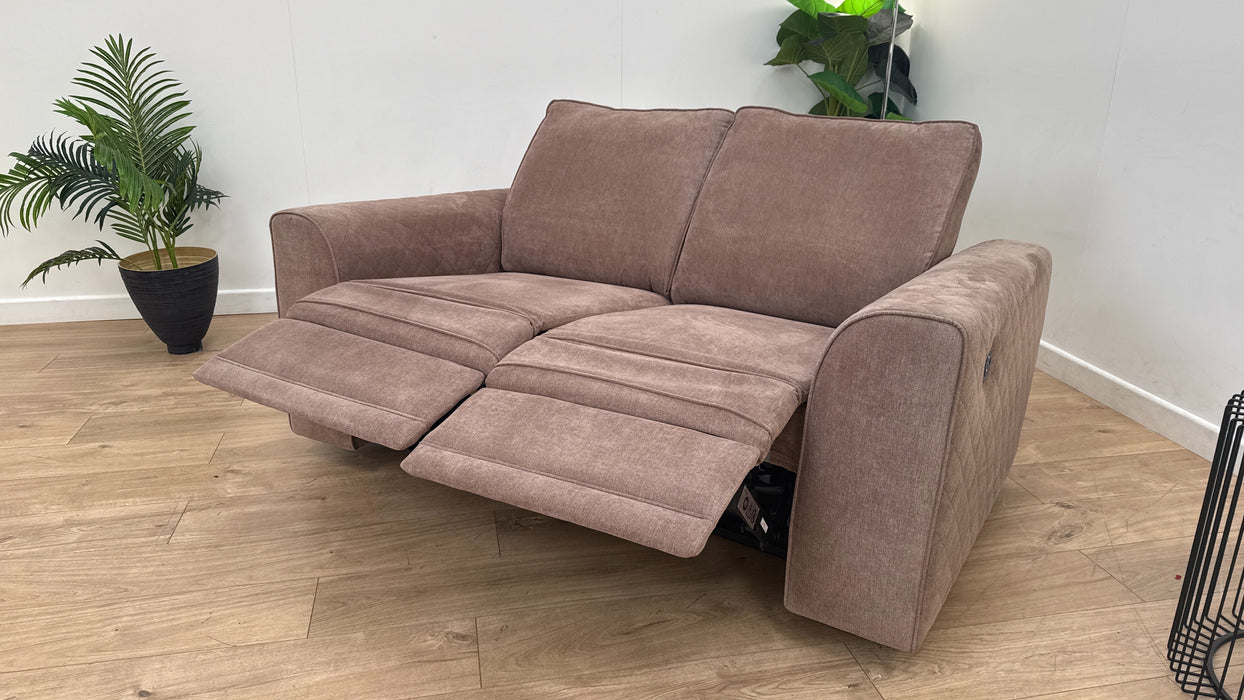 DFS Orka Recliner 2 Seater in Mocha