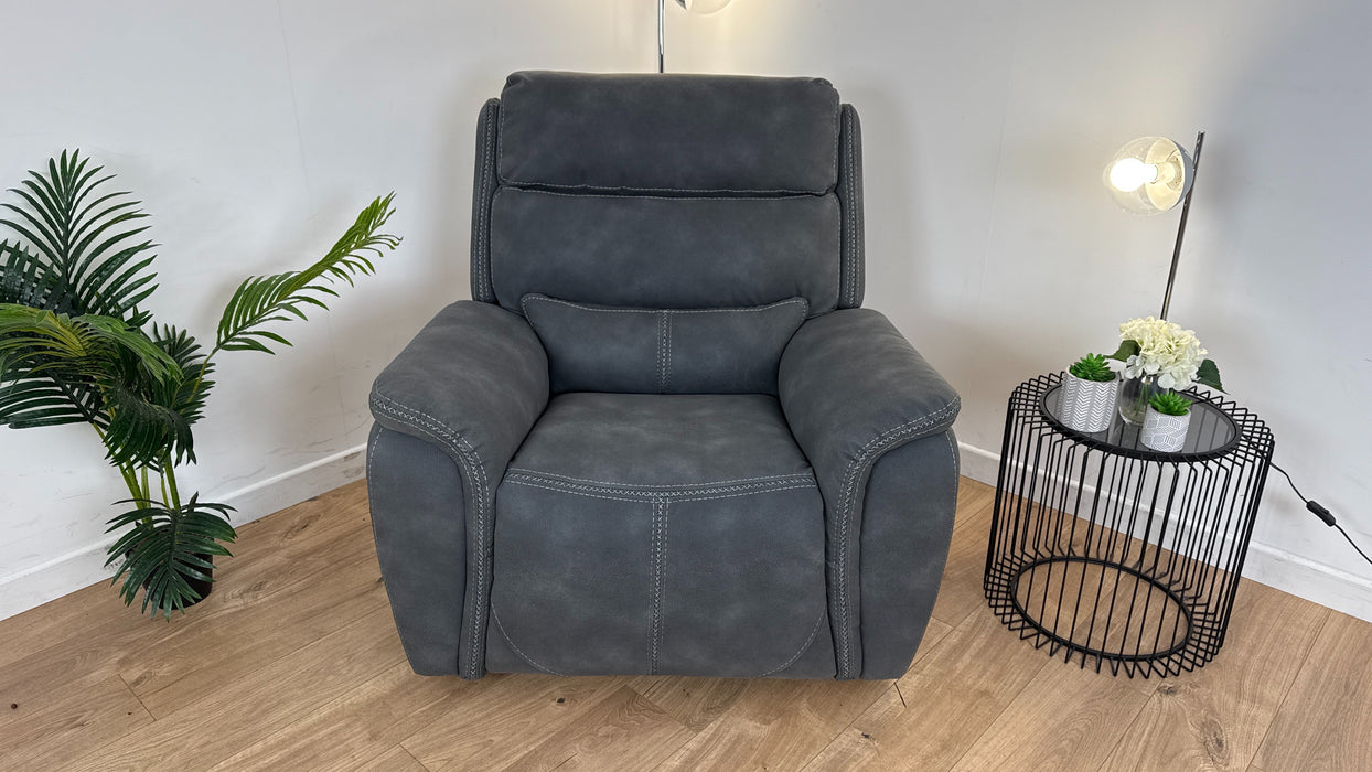 Ledger Power Recliner Fabric Chair