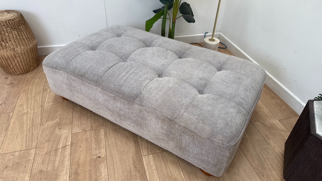 DFS Fabric Bench Footstool in Charcoal