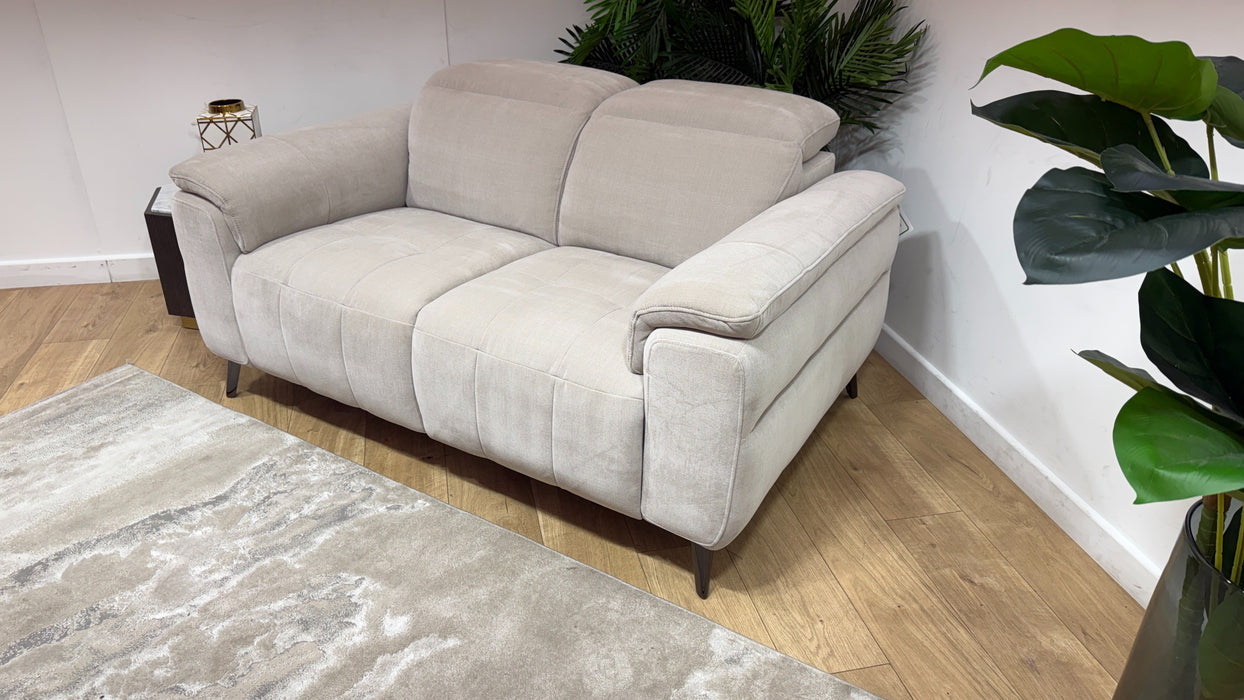 Sofology Milan Fabric 2 Seater in Relaxed Chenille Cotton