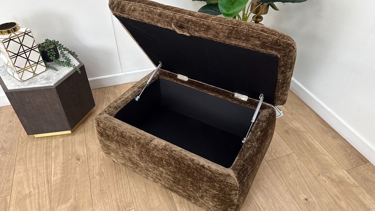 Sofology Storage Footstool in Sample Carson 400