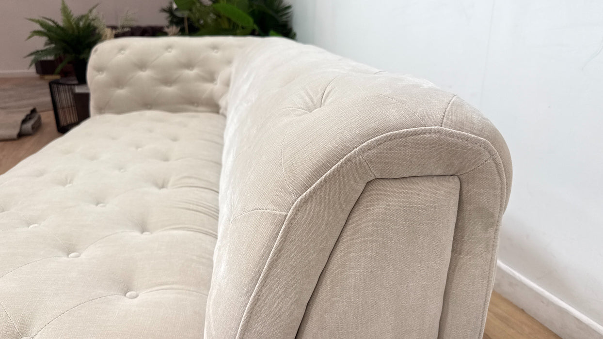 Sofology Venezia Fabric 3 Corner 3 in Relaxed Chenille Cotton
