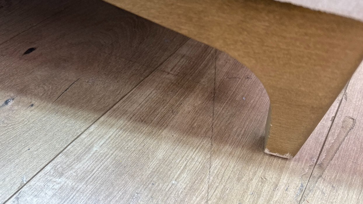 Sofology Wildwood Fabric 4 Seater Double Chaise with Footstool in Soft Sherpa Natural Contrast Piping Mix