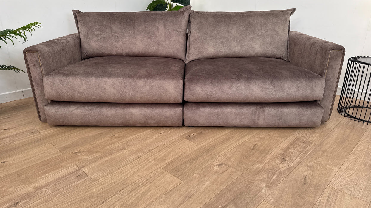 Indulgence 4 Seater Fabric Split Sofa