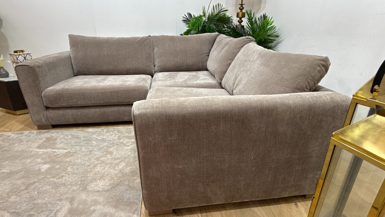 Sofology Majestica Fabric 1 Corner 1 in Soft-Chenille Wicker