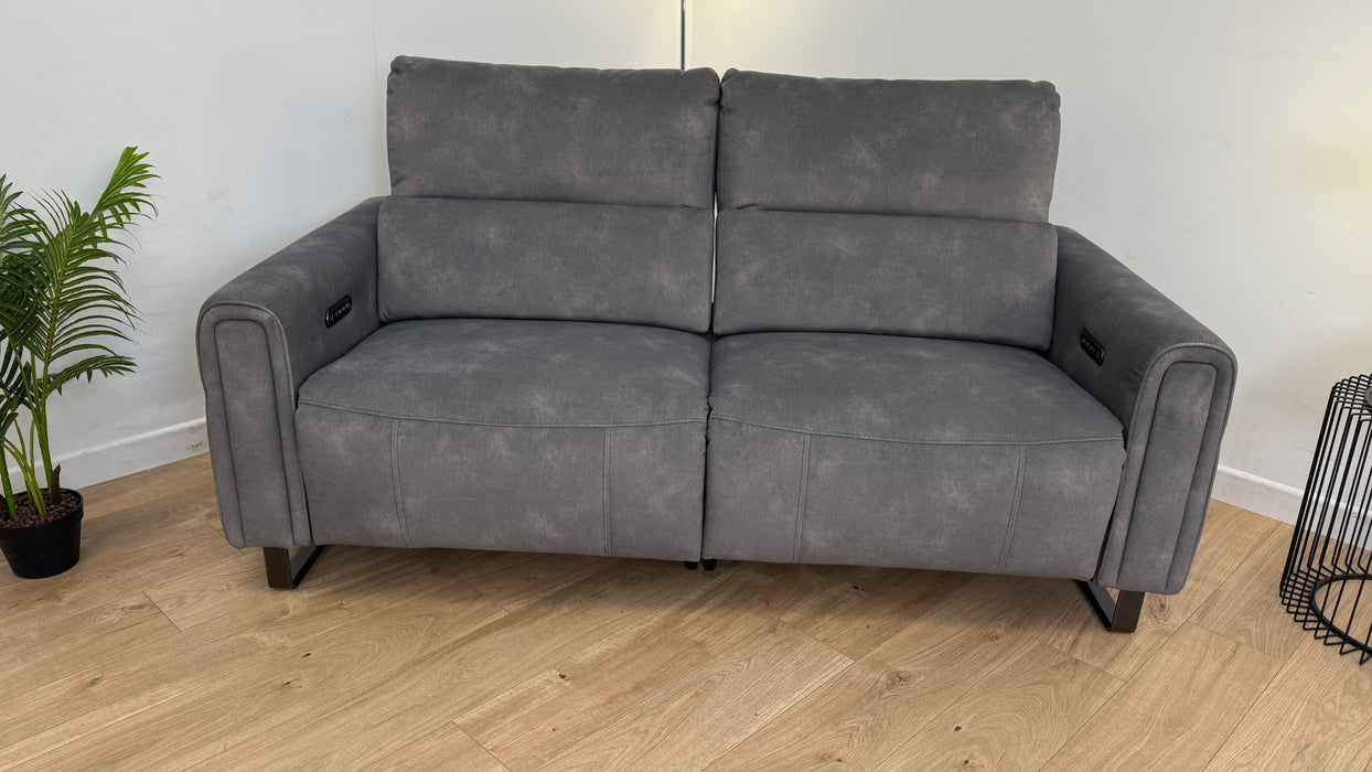 The Ravello 2.5 Seater - Lifestyle Flecked Fabric Charcoal