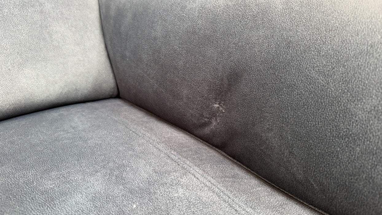 Sofology Bailey Fabric Chair Power Recliner/Headrest in Lifestyle Flecked Charcoal
