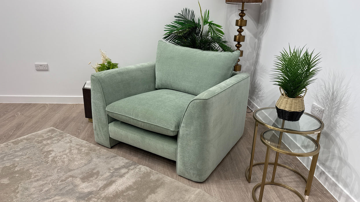 Sofology The Ziggy Fabric Chair in Eucalyptus Mix