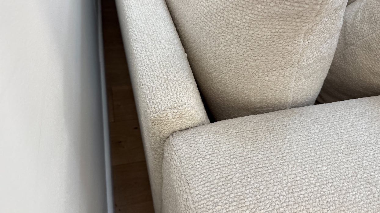 Sofology The Westwood Fabric 3 Corner 3 No Trim in Soft Boucle Ecru Mix