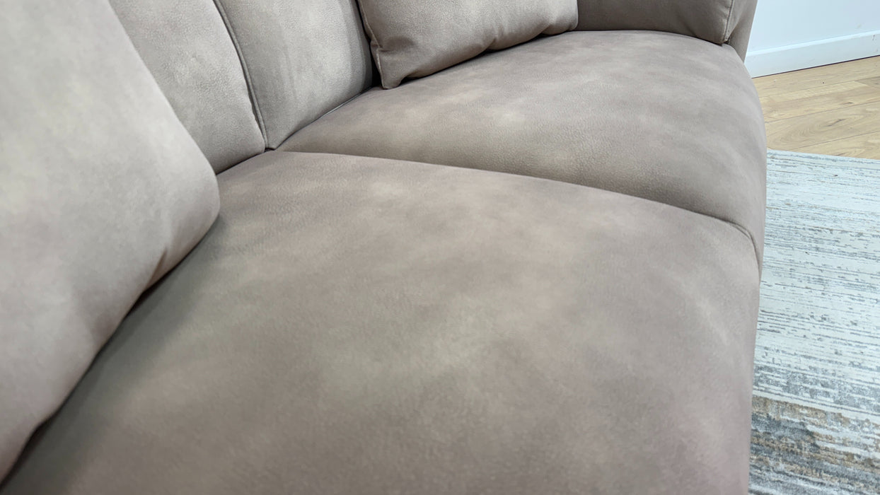 Sofology Nuvole Fabric 2 Seater in Lifestyle Mottled Latte