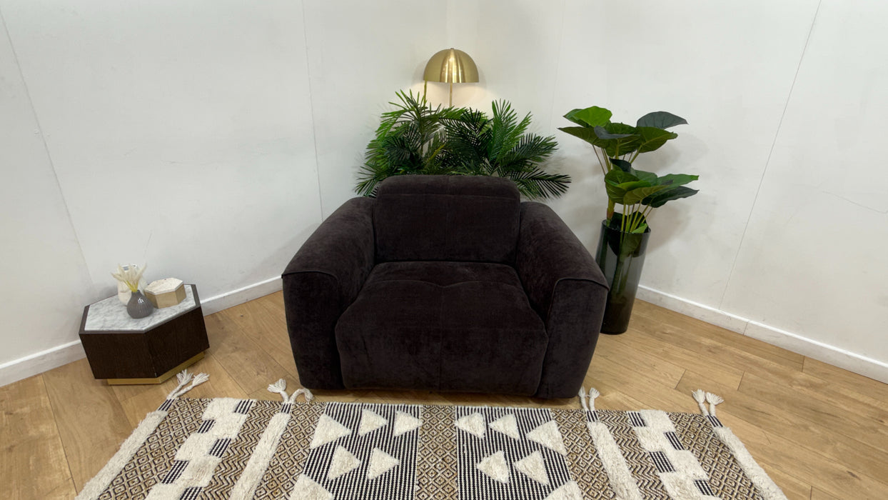 Sofology The Riviera Fabric Loveseat in Relaxed Chenille Raisin