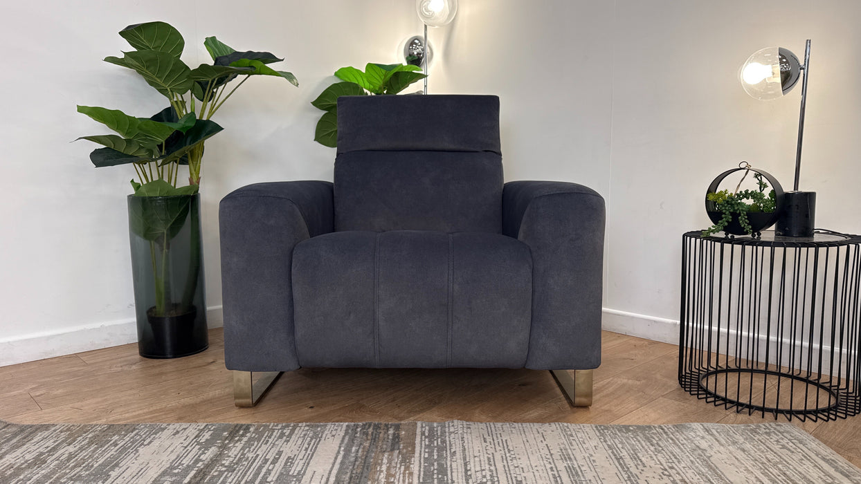 Sofology Marvella Fabric Chair in Lifestyle Flecked Charcoal