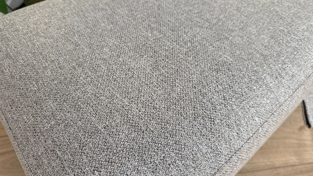 DFS The Layla Fabric Footstool in Plain Mink