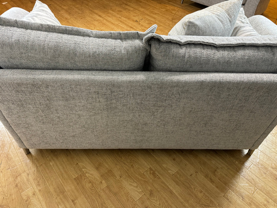 Scintillate Fabric 3 Seater - Enzo Silver - ( WA2 )