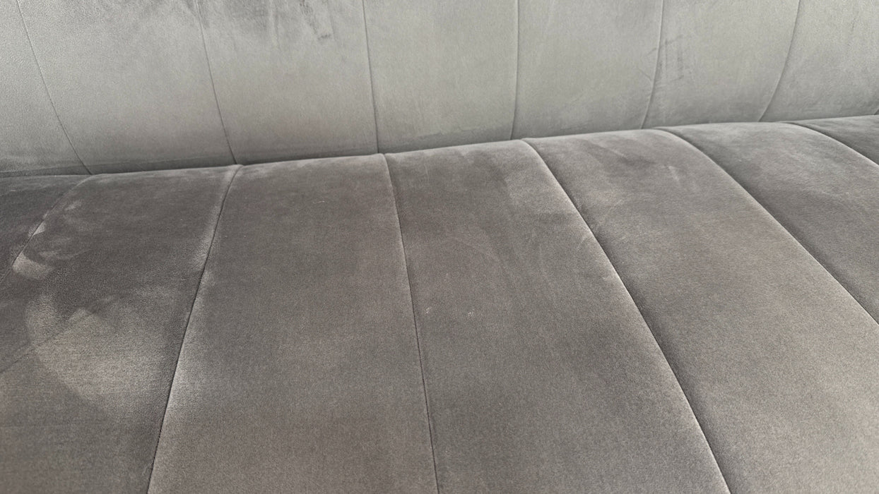 Sofology Fitzrovia Fabric 2 Seater in Matt Velvet Slate Mix Without Trim