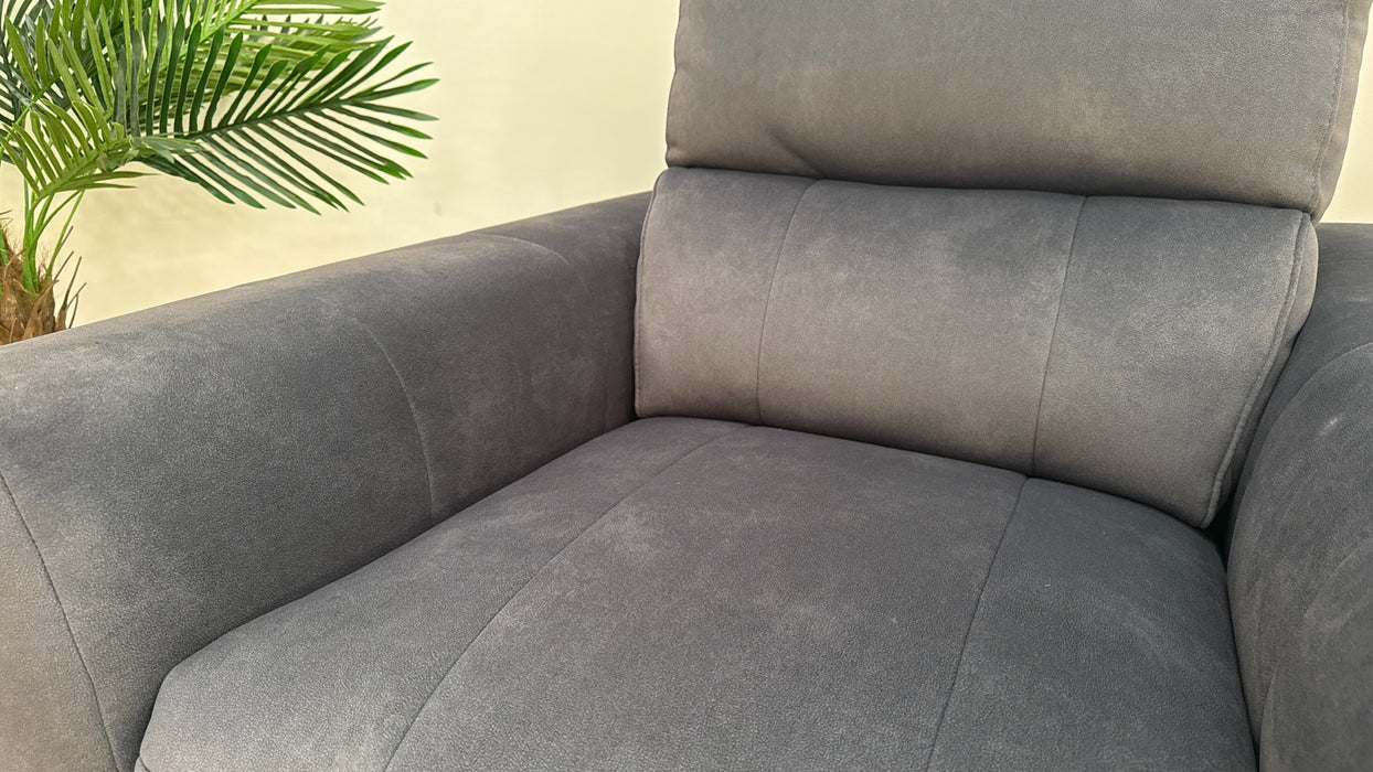 Sofology Fabric Chair in Lifestyle Flecked Anthracite