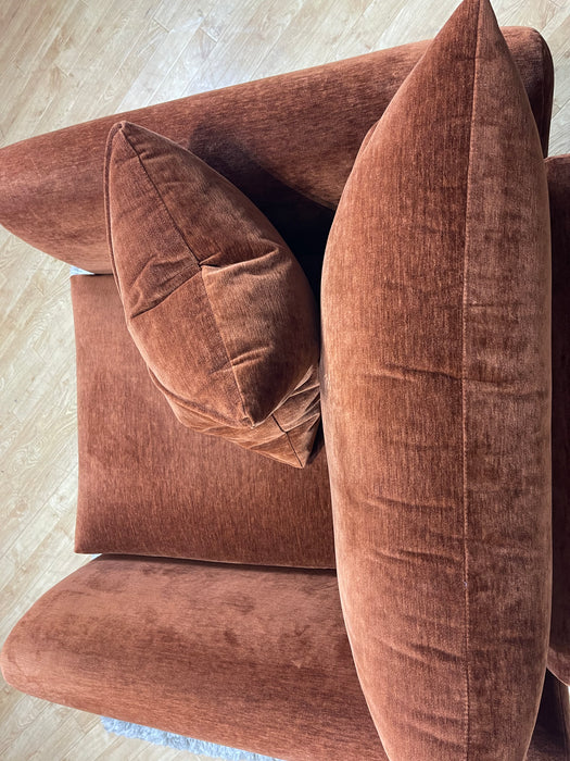 Hourglass Chair Vintage Rust Stone Mix (WA2)