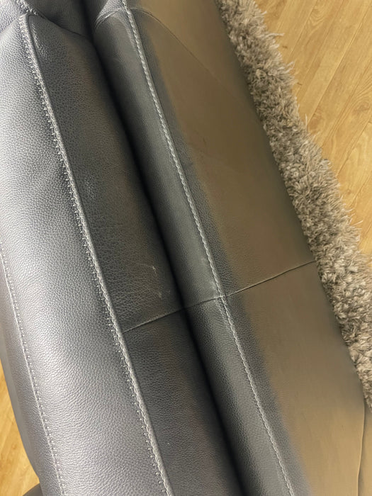 Galleria 2.5 Seater Sofa Apollo Grey Leather (WA2)