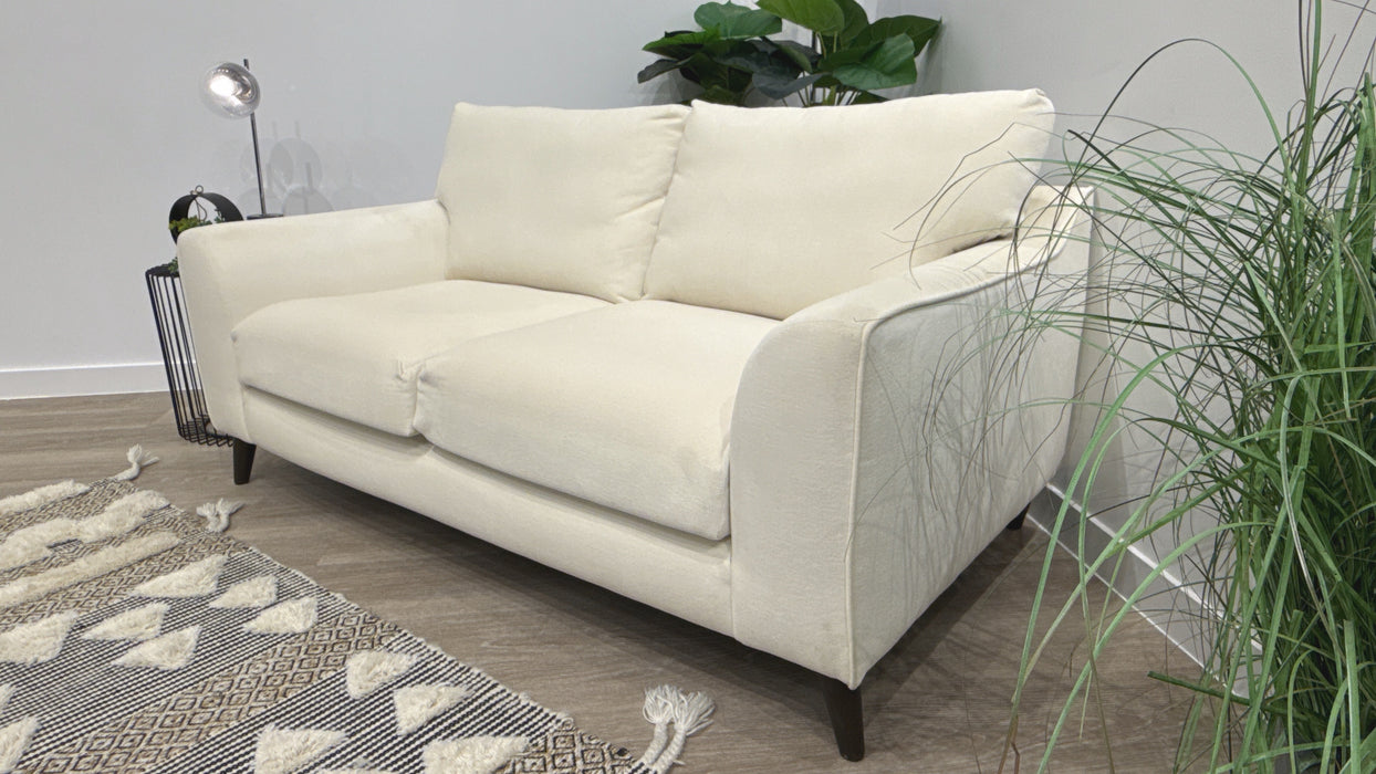 Sofology Mayfair Fabric 2 Seater in Soft Chenille Ivory