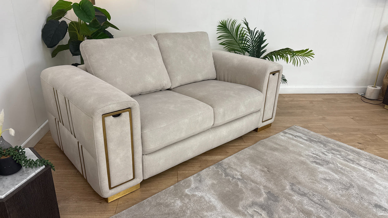 Sofology The Elixir 2 Seater Fabric in Ivory