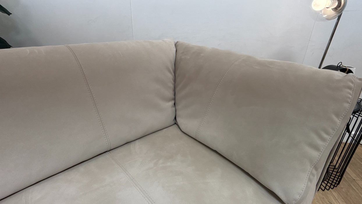 Sofology Tessuto Fabric 3 Seater Split in Lifestyle Nubuck-Feel Stone