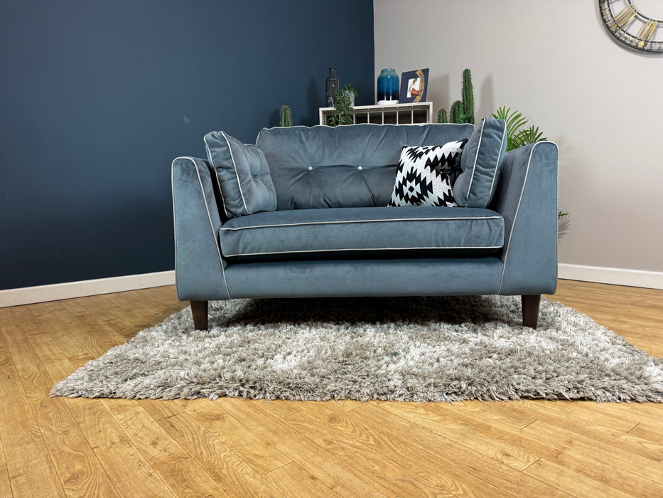 Cricket Fabric Loveseat - Slate Velvet Mix (WA2)