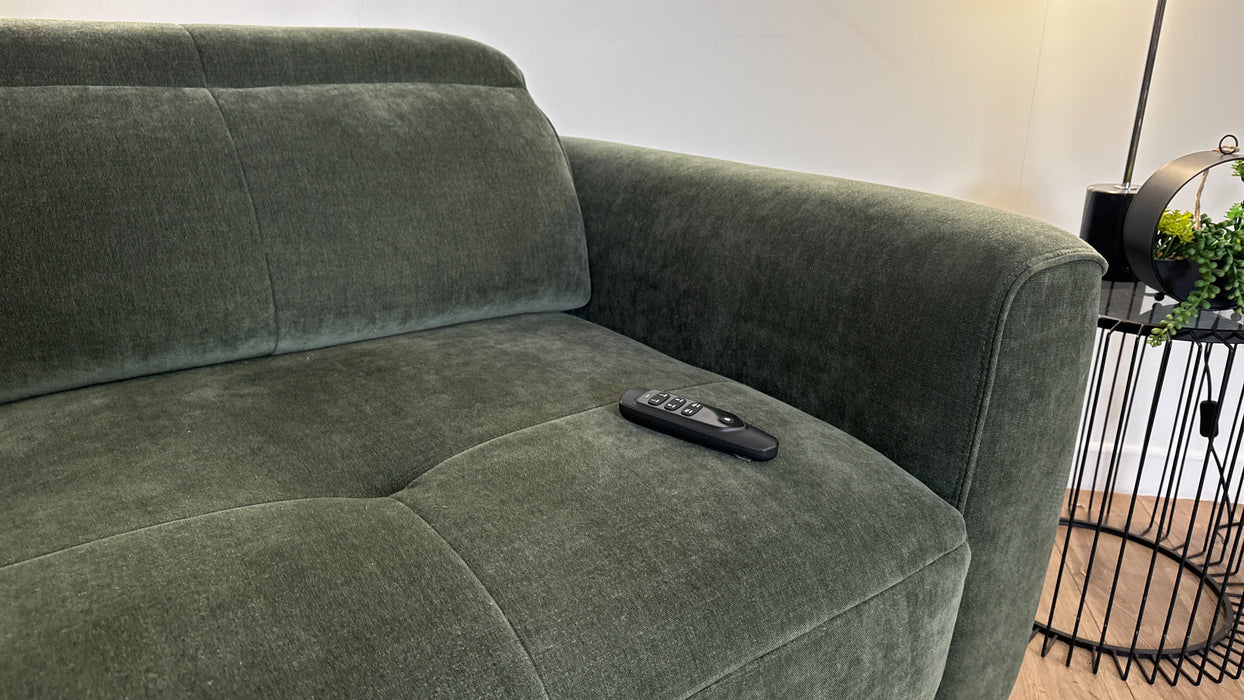 Sofology The Riviera Fabric 3 Seater Motion Chaise in Relaxed Chenille Pine